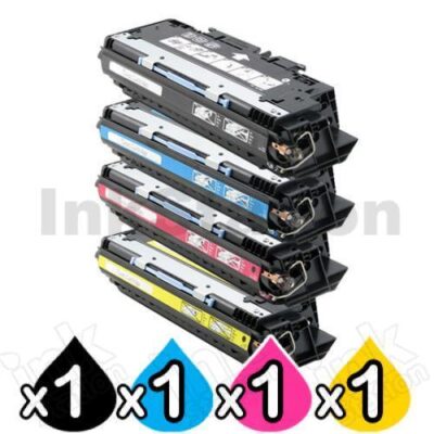 4 Pack HP Q2670A-2683A (308A/311A) Compatible Toner Cartridges [1BK,1C,1M,1Y]