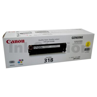 Genuine Canon CART-318Y Yellow Toner Cartridge - 2,400 pages