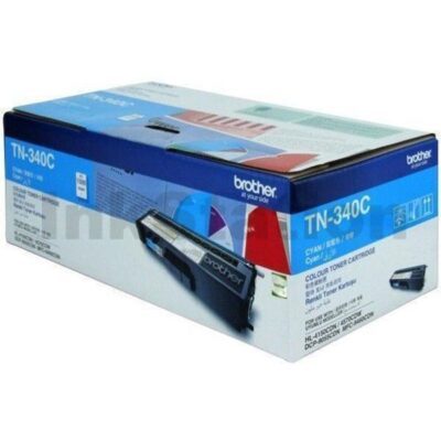 Genuine Brother TN-340C Cyan Toner Cartridge - 1,500 pages