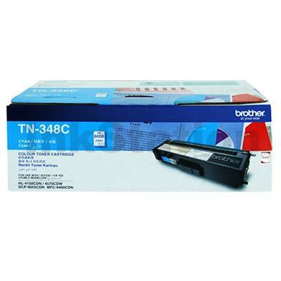 Genuine Brother TN-348C Cyan Toner Cartridge - 6,000 pages