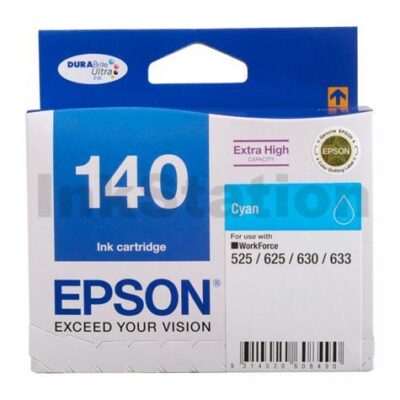 Epson 140 (T1402) Genuine Cyan Extra High Yield Inkjet Cartridge (C13T140292) - 755 pages
