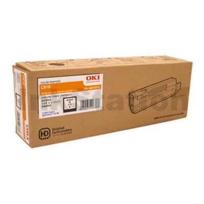 OKI Genuine C610/ C610N Black Toner Cartridge - 8,000 pages (44315312)