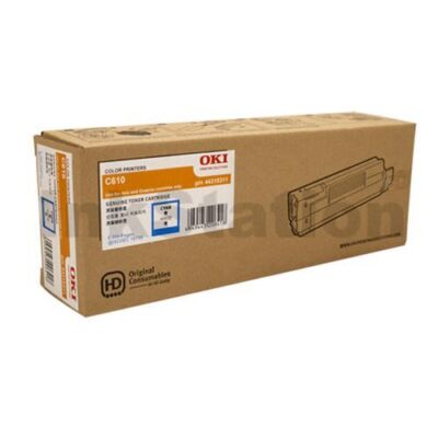OKI Genuine C610/ C610N Cyan Toner Cartridge - 6,000 pages (44315311)
