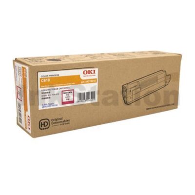 OKI Genuine C610/ C610N Magenta Toner Cartridge - 6,000 pages (44315310)