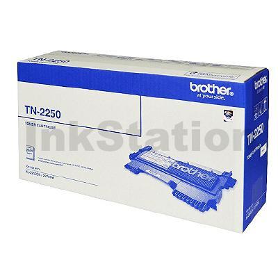 1 x Brother TN-2250 Genuine Toner Cartridge - 2,600 pages