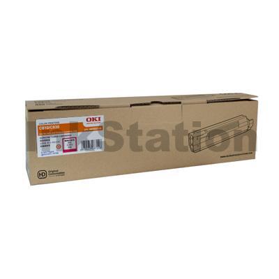 OKI Genuine C810, C810N, C830, C830N Magenta Toner Cartridge - 8,000 Pages (44059134)