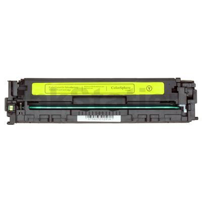 HP CE322A (128A) Compatible Yellow Toner Cartridge - 1,300 Pages