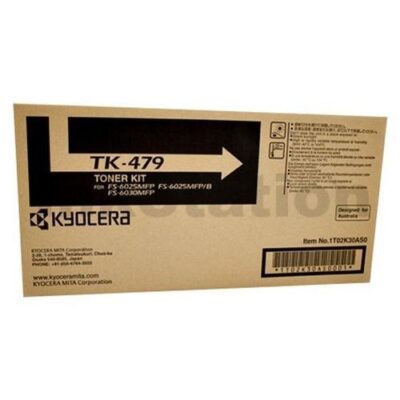 1 x Genuine Kyocera TK-479 Black Toner Cartridge FS-6025MFP, FS-6030MFP, FS-6525MFP, FS-6530MFP - 15,000 pages