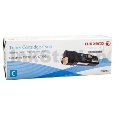 Fuji Xerox DocuPrint CP305d,CM305df Genuine Cyan Toner Cartridge - 3,000 pages (CT201633)