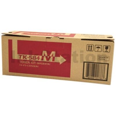 Genuine Kyocera TK-584M Magenta Toner Cartridge FS-C5150DN - 2,800 pages