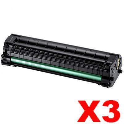 3 x Compatible Samsung ML1660 ML1665 ML1860 ML1865W Toner Cartridge SU748A - 1,500 pages (MLT-D104S 104)