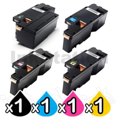 4 Pack Compatible Fuji Xerox DocuPrint CP105 CP205 CM205 CM215 CP215 Toner Cartridges(CT201591-CT201594)