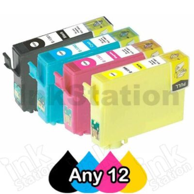 Any 12 x Compatible Epson 138 T1381-T1384 Inkjet Cartridges