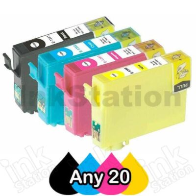 Any 20 x Compatible Epson 138 T1381-T1384 Inkjet Cartridges
