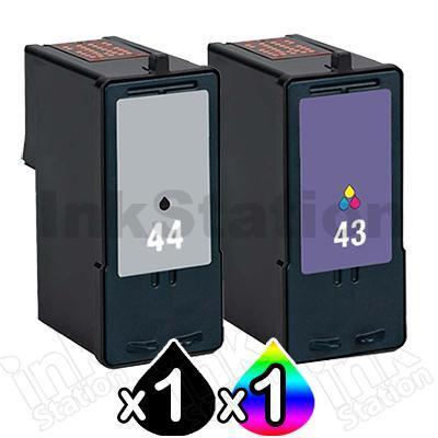 Compatible Lexmark No.43XL & No.44XL Combo Pack (18Y0143A & 18Y0144A) [1BK,1CL]