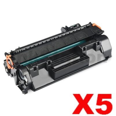 5 x Canon CART-319 Black Compatible Toner Cartridge - 2,100 pages