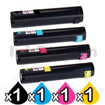4 Pack Fuji Xerox DocuCentre C250 C360 C450 Compatible Toner Cartridge CT200539-CT200542 [1BK,1C,1M,1Y]