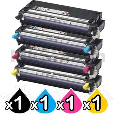 4 Pack Fuji Xerox DocuPrint C2100 / C3210DX Compatible Toner Cartridges (CT350485-CT350488)