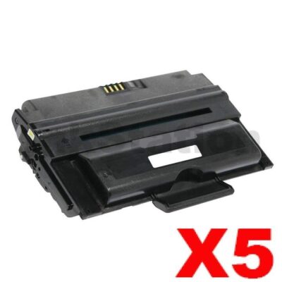 5 x Dell 2335,2335CN,2335dn Compatible Black High Capacity Toner Cartridge - 6,000 pages