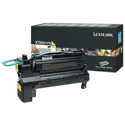 Lexmark (X792X1YG) Genuine X792DE Yellow High Yield Toner - 20,000 pages