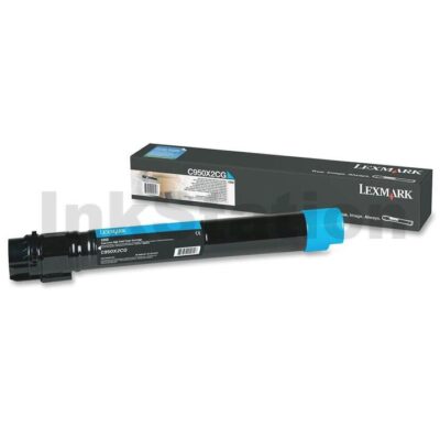 Lexmark (C950X2CG) Genuine C950 Cyan Toner Cartridge - 22,000 pages