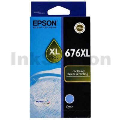 Epson 676XL Genuine Cyan Ink Cartridge - 1,200 pages [C13T676292]