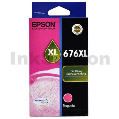 Epson 676XL Genuine Magenta Ink Cartridge - 1,200 pages [C13T676392]