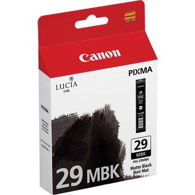 Genuine Canon PGI-29MBK Matte Black Ink Cartridge
