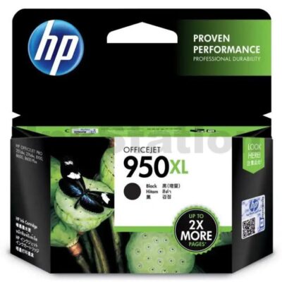 1 x HP 950XL Genuine Black High Yield Inkjet Cartridge CN045AA - 2,300 Pages