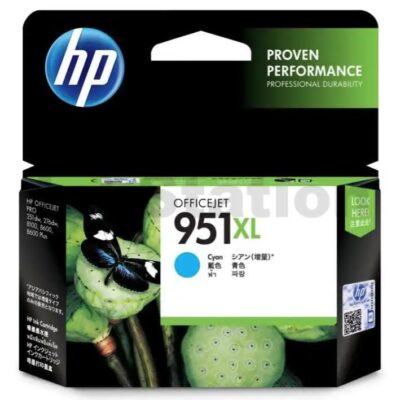 HP 951XL Genuine Cyan High Yield Inkjet Cartridge CN046AA - 1,500 Pages