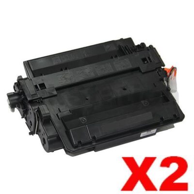 2 x Canon CART-324II Black High Yield Compatible Toner Cartridge - 12,500 pages