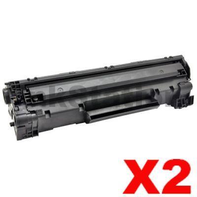 2 x Canon CART-326 Black Compatible Toner Cartridge 2,100 pages