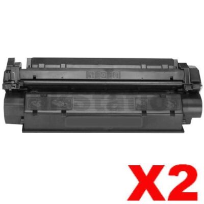 2 x Canon CART-U Black Compatible Toner Cartridge - 2,500 pages