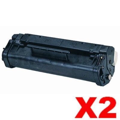 2 x HP C3906A (06A) Compatible Black Toner Cartridge - 2,500 Pages