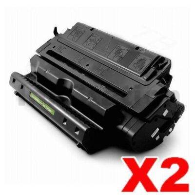 2 x HP C4182X (82X) Compatible Black Toner Cartridge - 20,000 Pages