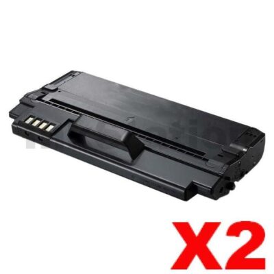 2 x Compatible Samsung ML-D1630A Black Toner Cartridge - 2,000 pages