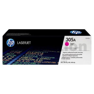 HP CE413A (305A) Genuine Magenta Toner Cartridge - 2,600 Pages