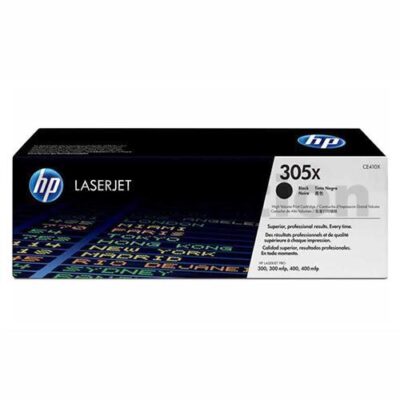 1 x HP CE410X (305X) Genuine Black Toner Cartridge - 4,000 Pages