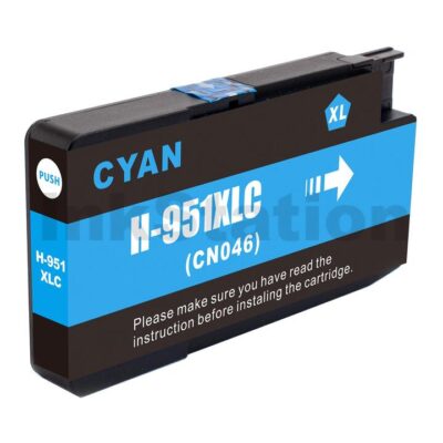 HP 951XL Compatible Cyan High Yield Inkjet Cartridge CN046AA - 1,500 Pages