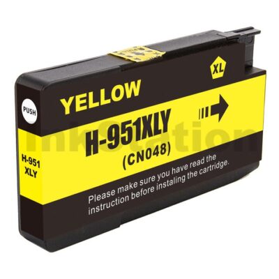 HP 951XL Compatible Yellow High Yield Inkjet Cartridge CN048AA - 1,500 Pages