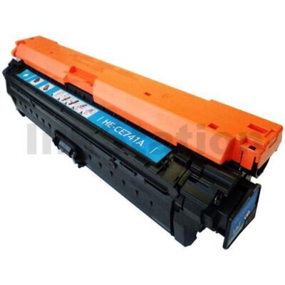 HP CE741A (307A) Compatible Cyan Toner Cartridge - 7,300 Pages