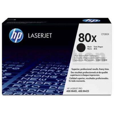 1 x HP CF280X (80X) Genuine Black Toner Cartridge - 6,900 Pages