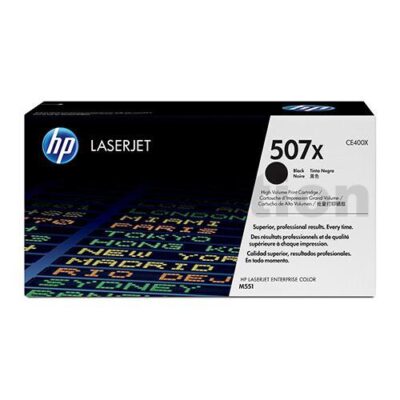 HP CE400X (507X) Genuine Black Toner Cartridge - 11,000 pages