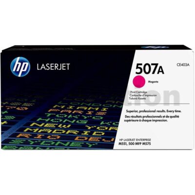 HP CE403A (507A) Genuine Magenta Toner Cartridge - 6,000 Pages