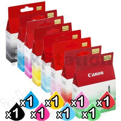8-Pack Genuine Canon CLI-8BK/C/M/Y/PC/PM/G/R Inkjet Cartridges [1PBK,1C,1M,1Y,1PC,1PM,1G,1R]