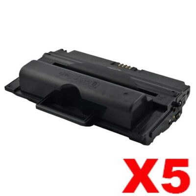 5 x Fuji Xerox Phaser 3435 Compatible Black High Yield Toner - 10,000 pages (CWAA0763)