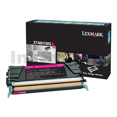 Lexmark (X748H1MG) Genuine X748 HY Magenta Toner - 10,000 pages