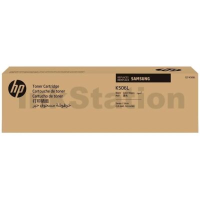 Genuine Samsung CLP-680, CLX-6260 [CLT-K506L K506L] Black Toner Cartridge SU173A - 6,000 pages