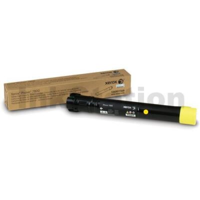 Fuji Xerox Phaser 7800dn Genuine Yellow Toner Cartridge - 17,200 pages (106R01576)
