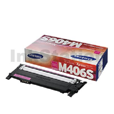 Genuine Samsung CLP-360, CLP-365, CLX-3300, CLX-3305 [CLT-M406S M406] Magenta Toner SU254A - 1,000 pages